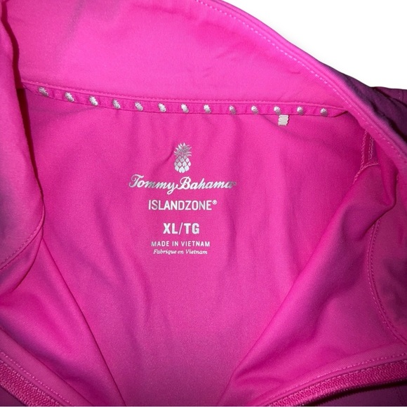 TOMMY BAHAMA Aubrey IslandZone® Mock Dress - XL Very Berry - Picture 9 of 12